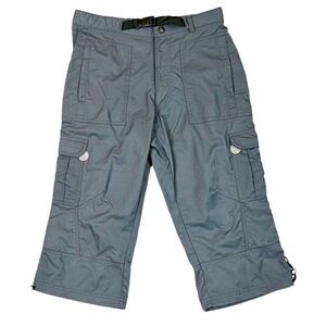 Alpine Design Gray Cargo Cropped Pants Small